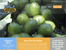 Tablet Screenshot of grandrapidscoffee.com
